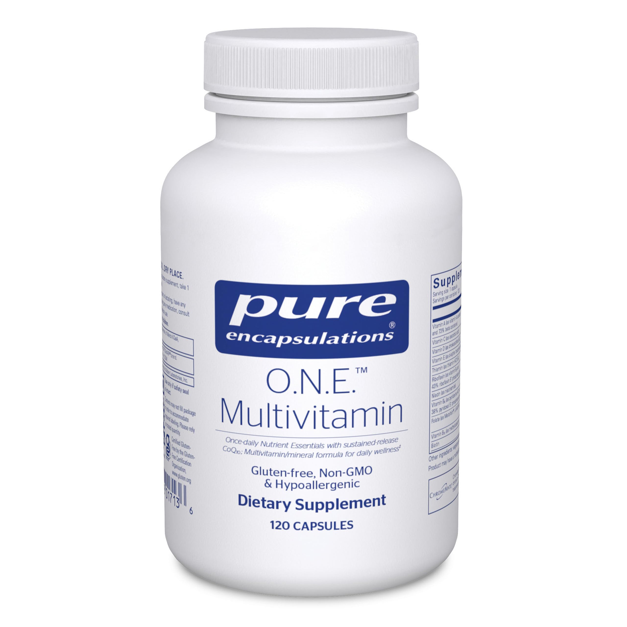 Pure Encapsulations O.N.E. Multivitamin cápsula diaria para soporte de energía