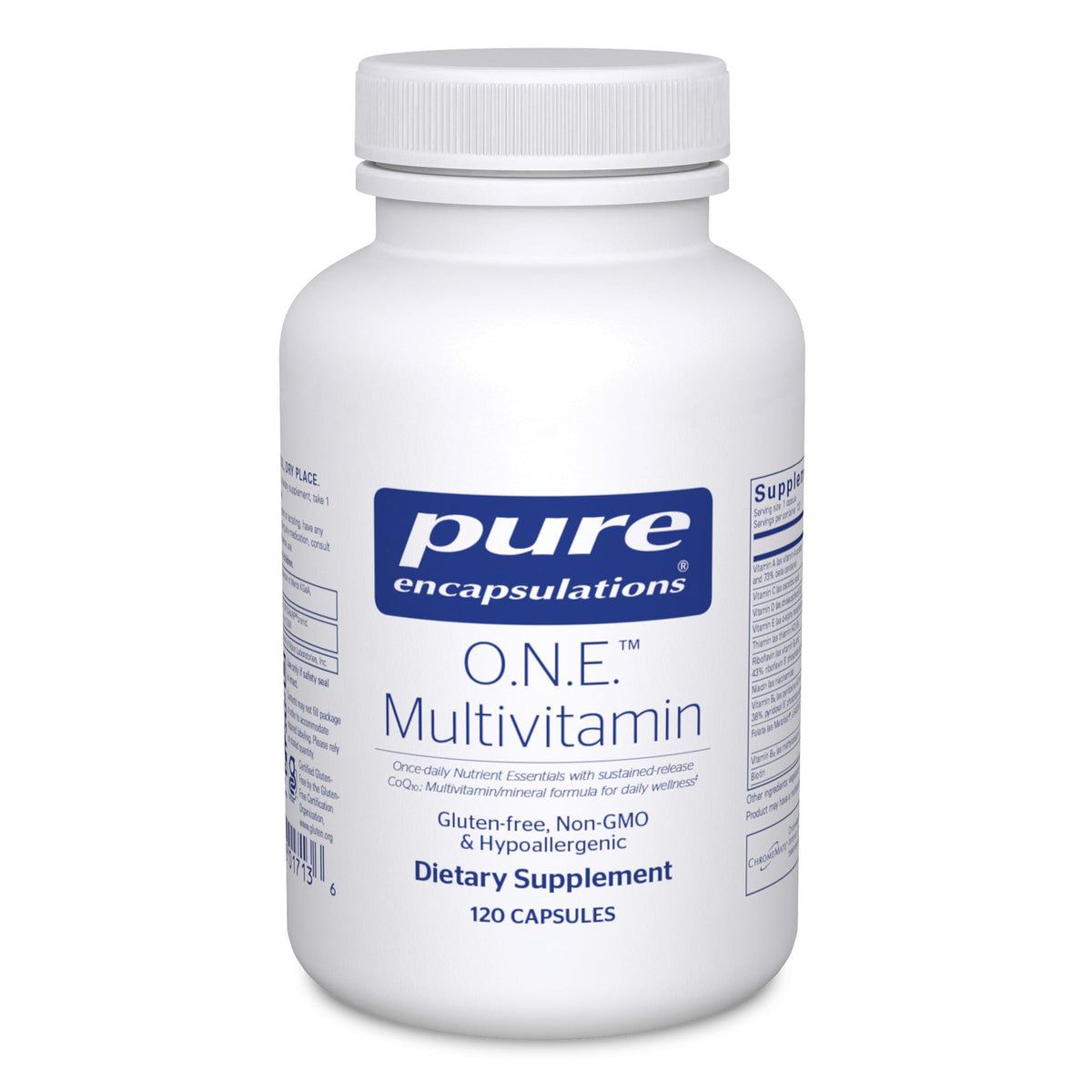 Pure Encapsulations O.N.E. Multivitamin cápsula diaria para soporte de energía