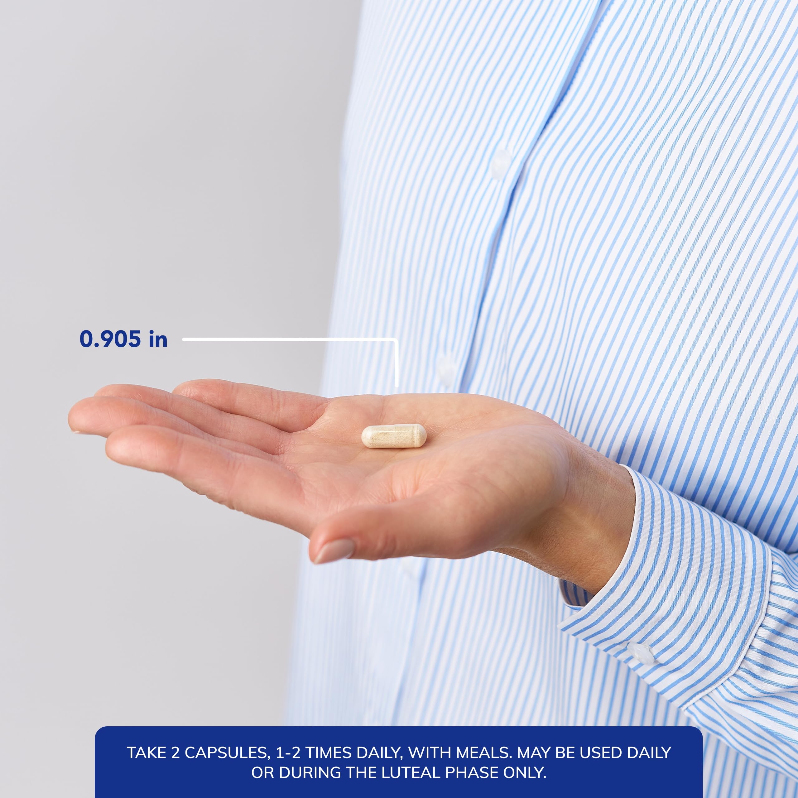 Ingredientes clave de PMS Essentials: vitaminas y extractos.