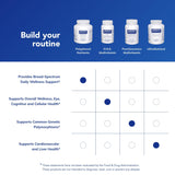 Envase seguro de Pure Encapsulations Polyphenol Nutrients para conservar la pureza.