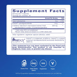 Pure Encapsulations Poly-Prebiotic etiqueta frontal para información clara
