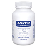 Pure Encapsulations Pomegranate Plus, botella, apoyo antioxidante para la salud vascular.