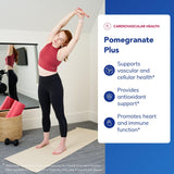 Pure Encapsulations Pomegranate Plus, etiqueta frontal, destaca pureza y calidad.