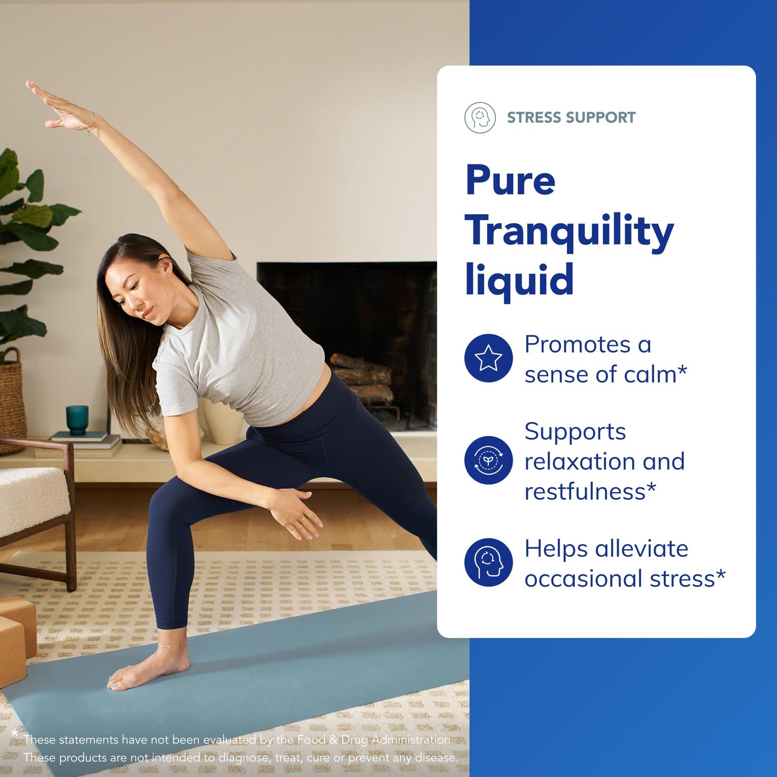 Etiqueta hipoalergénica de Pure Tranquility, seguridad y pureza para uso diario.