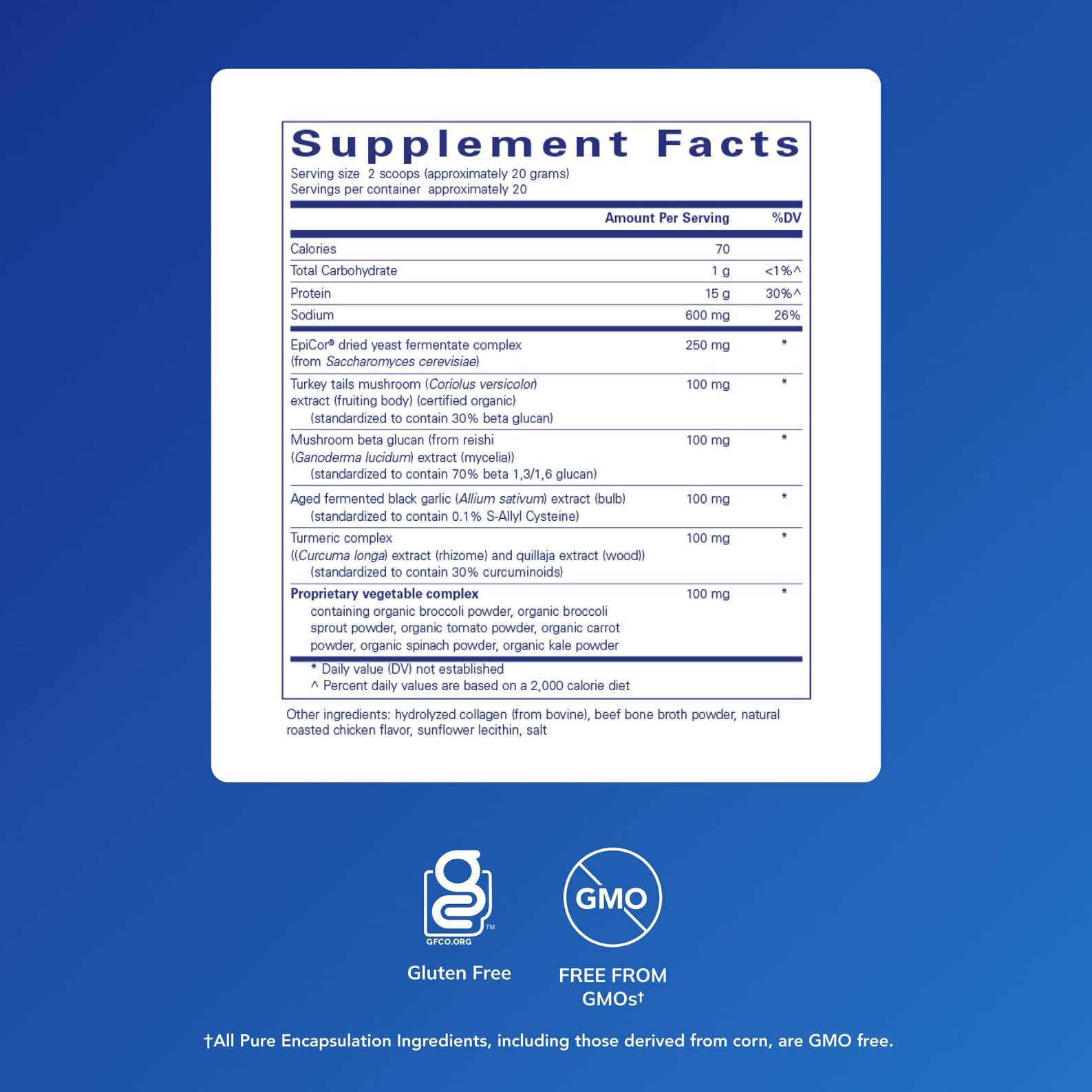Pure Encapsulations PureDefense Colágeno Hidrolizado en polvo: uso versátil para bebidas