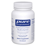 Pure Encapsulations PureGenomics Multivitamin frasco frontal para apoyo nutricional diario