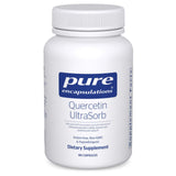 Botella de Pure Encapsulations Quercetin UltraSorb para uso diario y posible apoyo antioxidante.