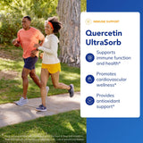 Etiqueta de Quercetin UltraSorb destaca absorción mejorada y pureza de ingredientes.