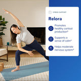 Relora Pure Encapsulations, etiqueta frontal con la fórmula hipoalergénica