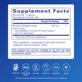 Pure Encapsulations Rhodiola Rosea, botella lateral; libre de gluten y vegano