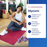 Pure Encapsulations Silymarin etiqueta frontal, información clara para el cuidado diario.