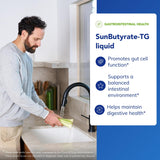 Pure Encapsulations SunButyrate-TG líquido, sabor arándano vainilla facilita el consumo diario.