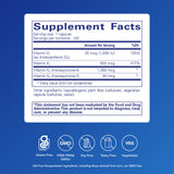 Etiqueta clara de Pure Encapsulations Synergy K con indicaciones de uso