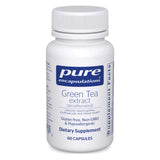 Pure Encapsulations té verde sin cafeína en frasco de 60 cápsulas para uso diario