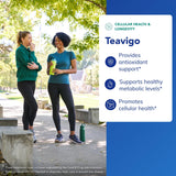 Pure Encapsulations Teavigo cápsulas: ingesta suave para apoyo celular.
