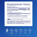 Pure Encapsulations Teavigo etiqueta frontal: información clara de ingrediente clave EGCG.