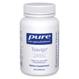 Pure Encapsulations Teavigo frascos: soporte antioxidante para el bienestar diario.