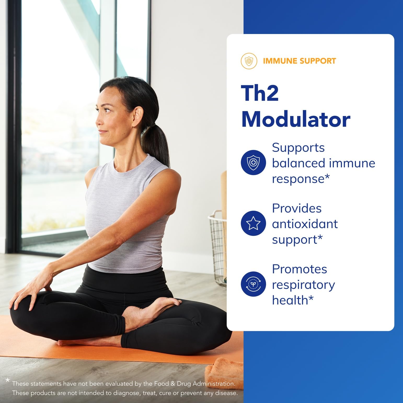 Pure Encapsulations Th2 Modulator, cápsulas fáciles de tragar para uso diario.