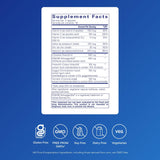 Pure Encapsulations Thyroid Support Complex, etiqueta, resumen claro de ingredientes clave.