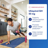 Pure Encapsulations Ubiquinol-QH, cápsulas cercanas, antioxidante activo para vitalidad.