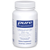 Pure Encapsulations Ubiquinol-QH, botella-cápsulas, apoyo posible a la energía diaria.