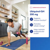 Pure Encapsulations Ubiquinol-QH, cápsula blanda, formato práctico para uso diario.