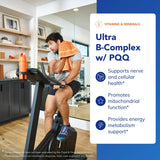 Pure Encapsulations Ultra B-Complex con PQQ, envase cerrado para dosificación diaria