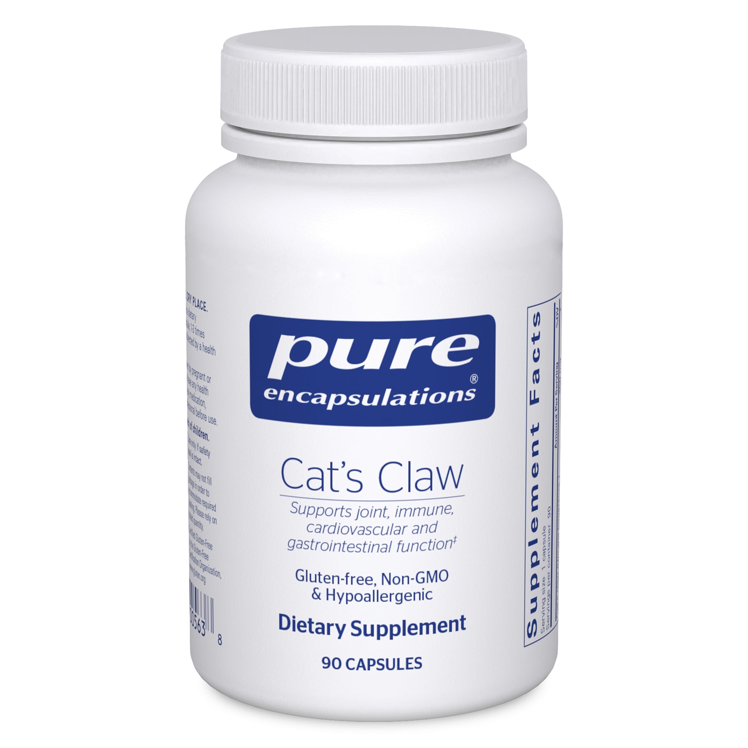 Pure Encapsulations uña de gato en bote vertido para articulaciones