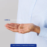 Pure Encapsulations tomando cápsula, rutina diaria de salud