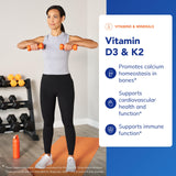 Pure Encapsulations Vitamina D3 y K2, etiqueta frontal, claridad de ingredientes