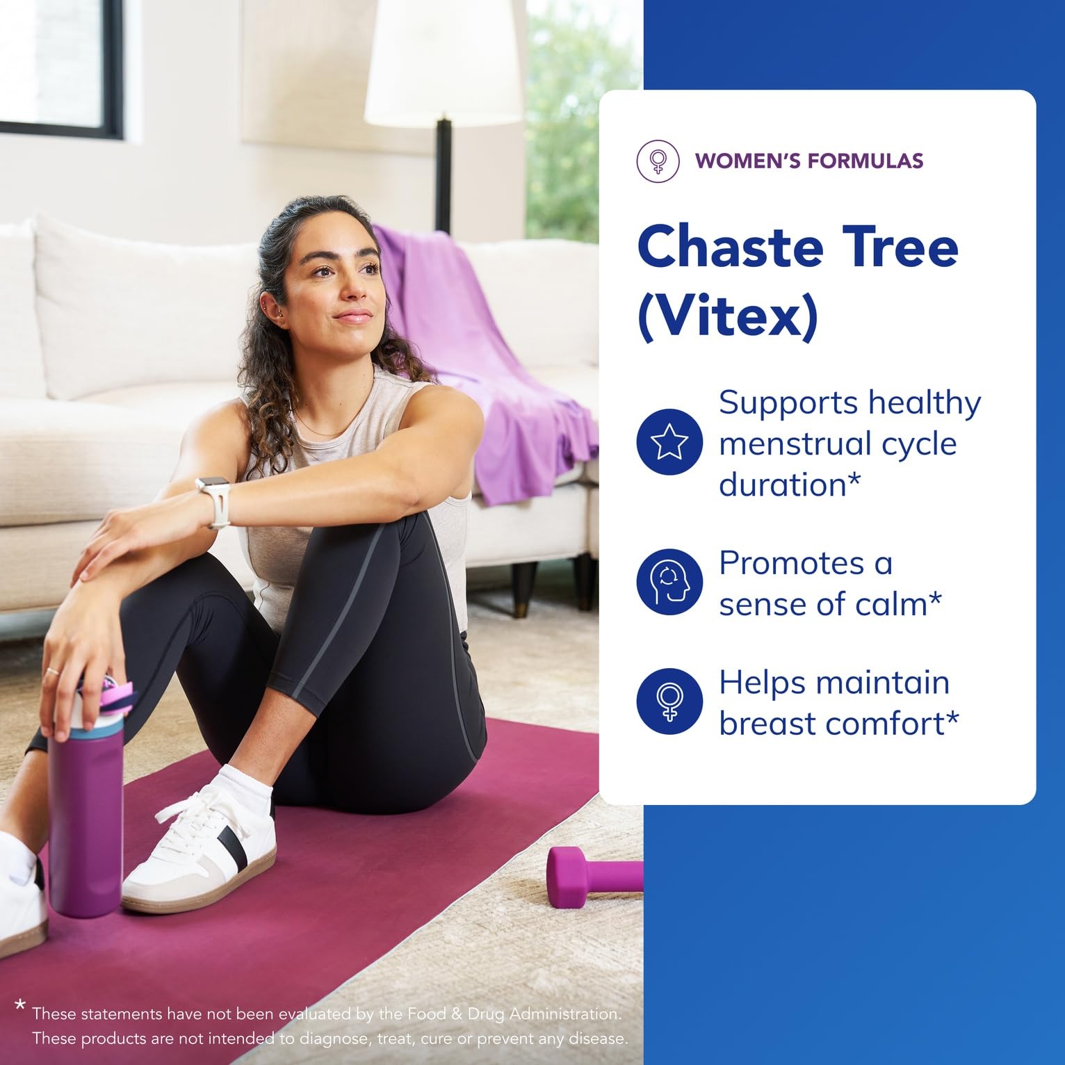 Frasco de Vitex Pure Encapsulations para consumo diario.