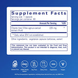 Vitex de Pure Encapsulations, etiqueta del producto con dosis recomendadas.