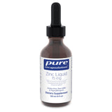 Pure Encapsulations Zinc Liquid 15 mg, botella de 4 oz para toma diaria