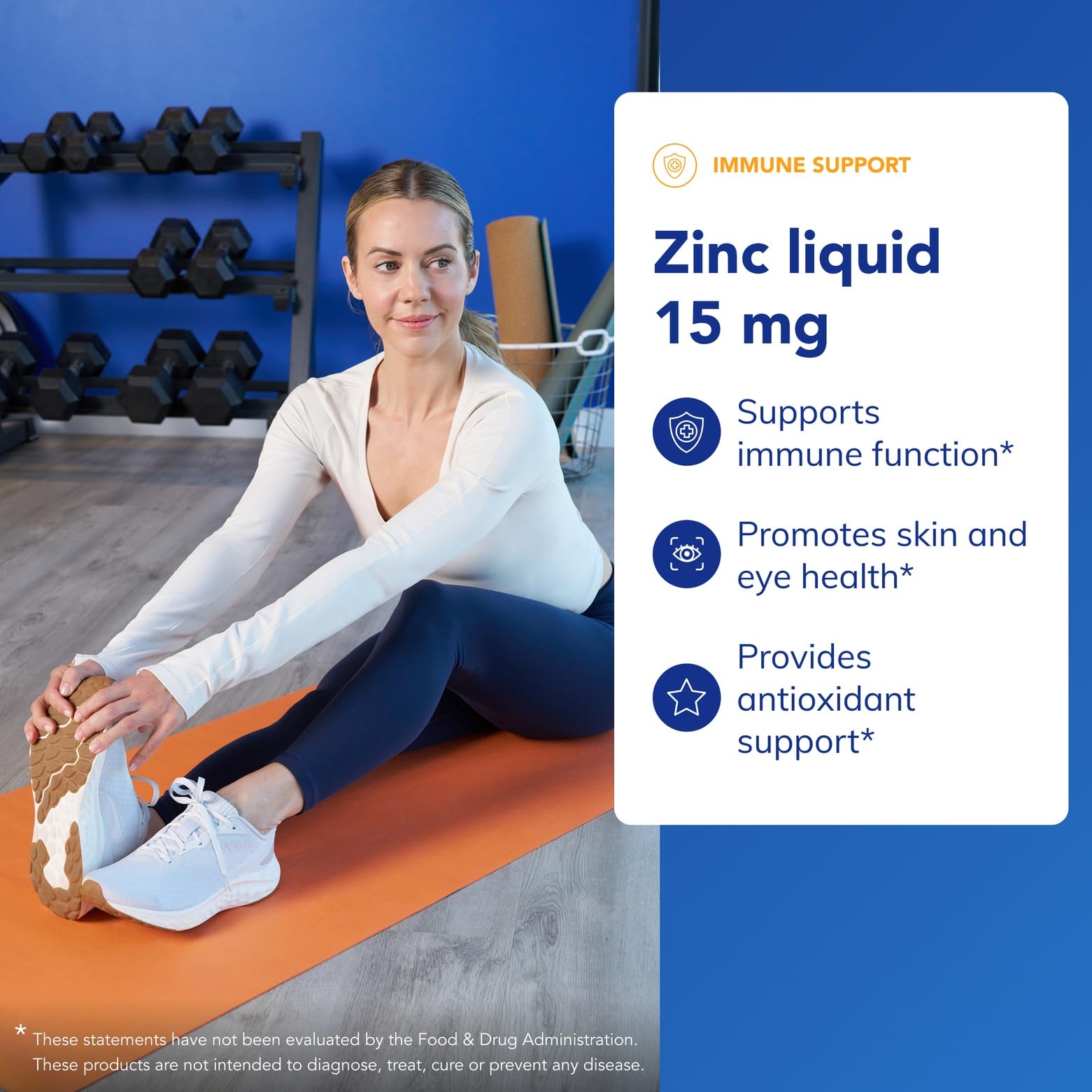 Pure Encapsulations Zinc Liquid 15 mg, gotero medidor para dosis precisas