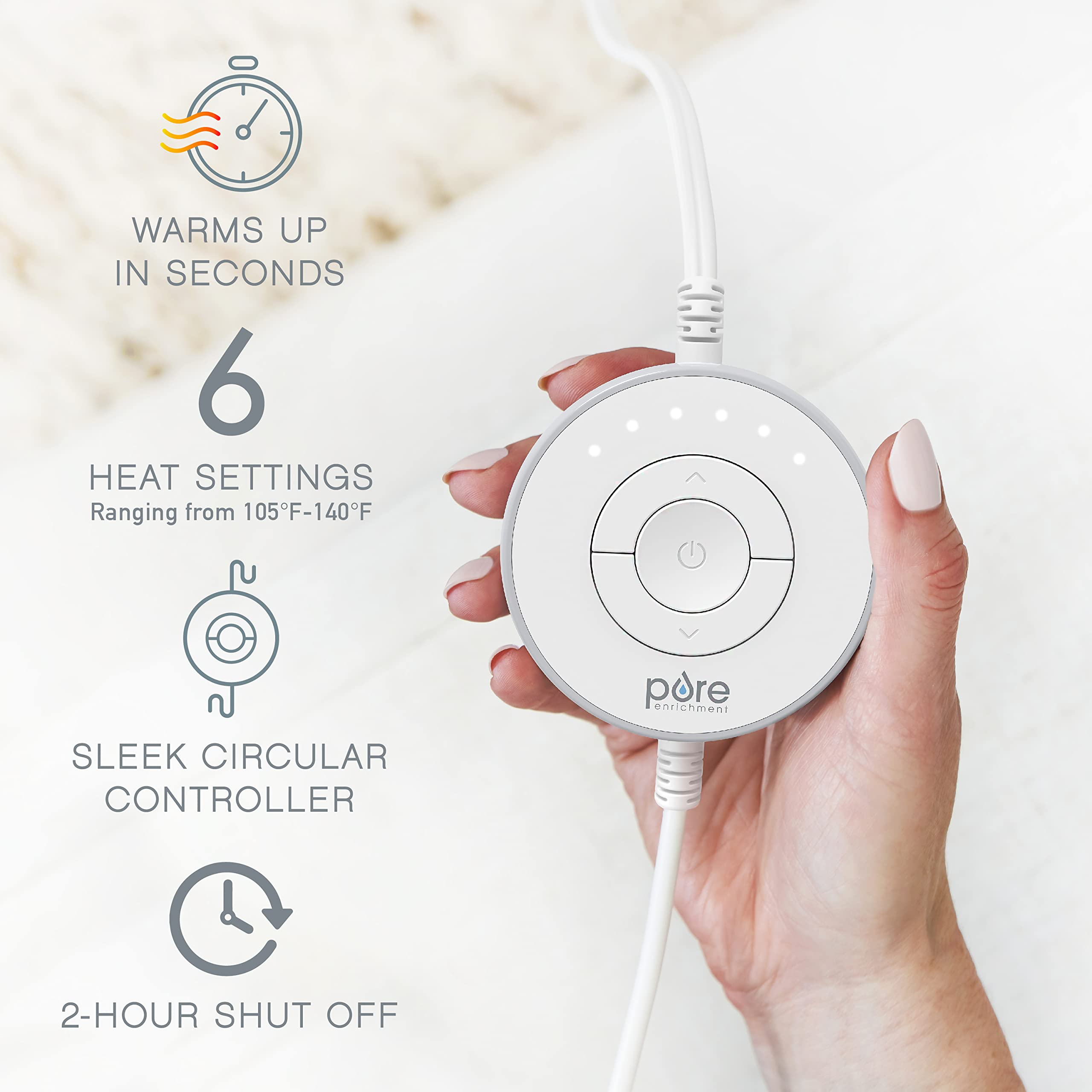 Pure Enrichment PurRadiance, cobertura amplia de 20x24 pulgadas.