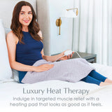 Pure Enrichment PurRadiance, control circular con luz para ajustar calor.