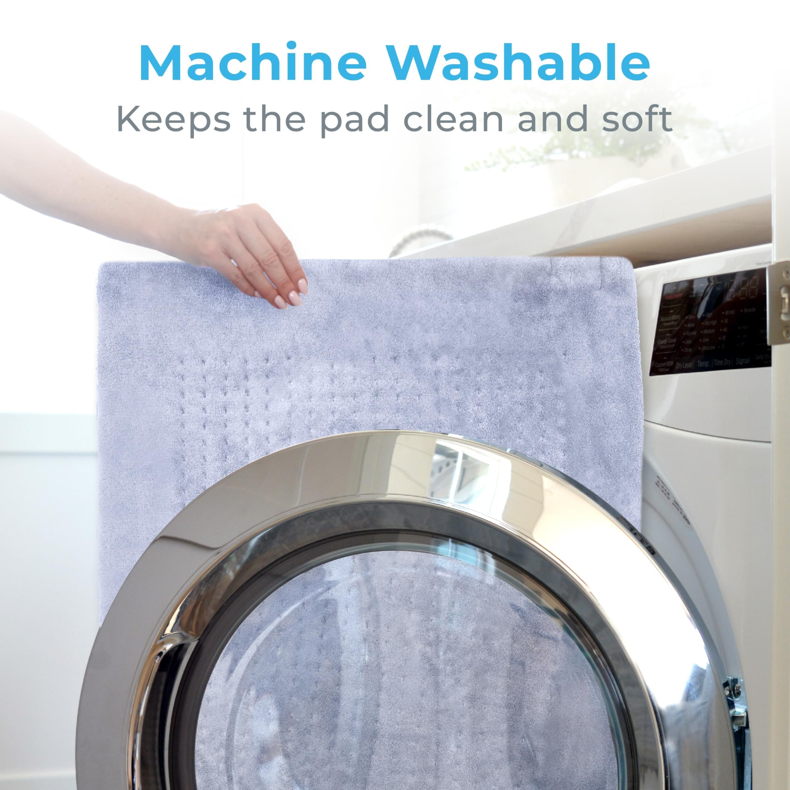 Pure Enrichment PureRelief funda lavable a máquina para limpieza rápida