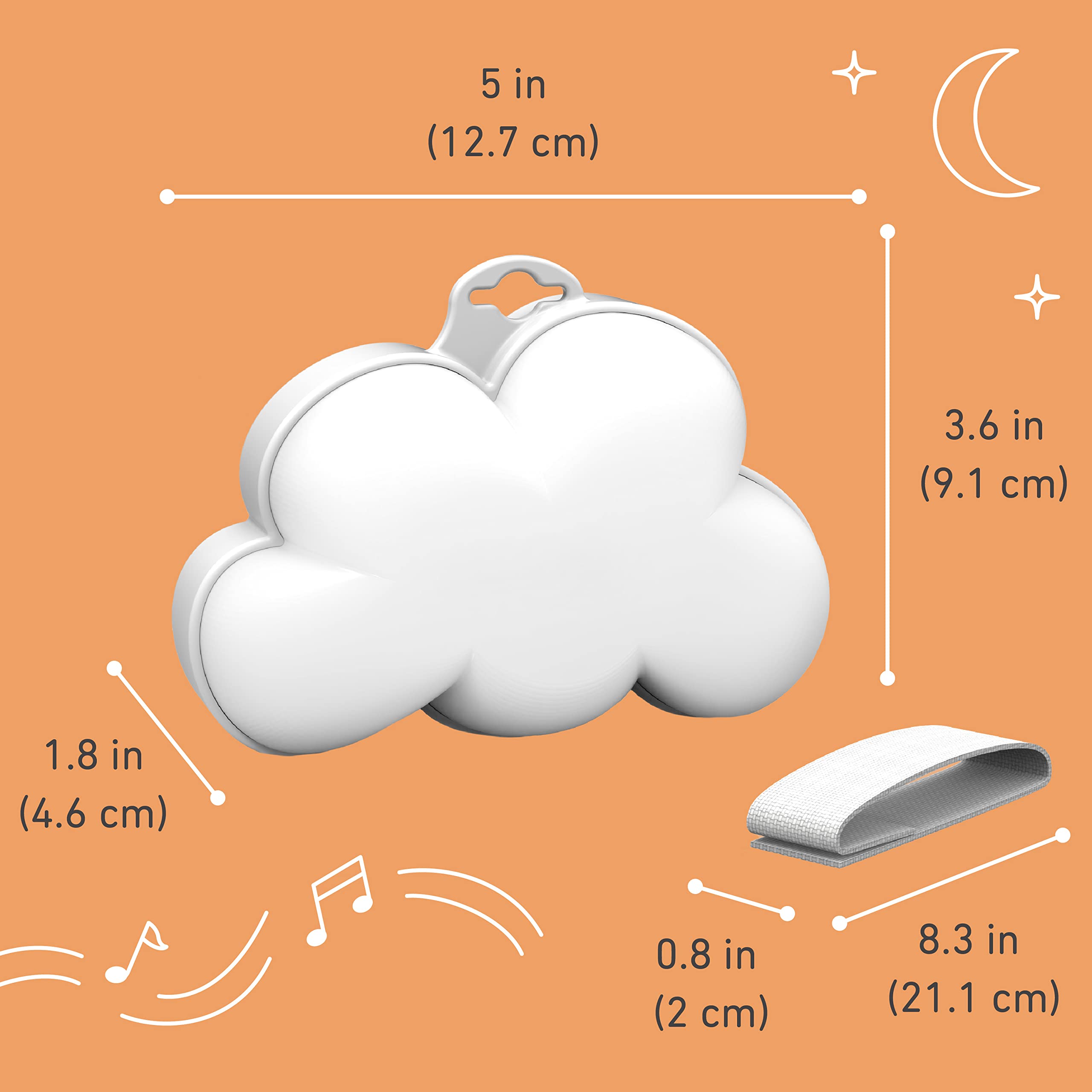 Pure Enrichment PureBaby Cloud uso en nursery y viajes
