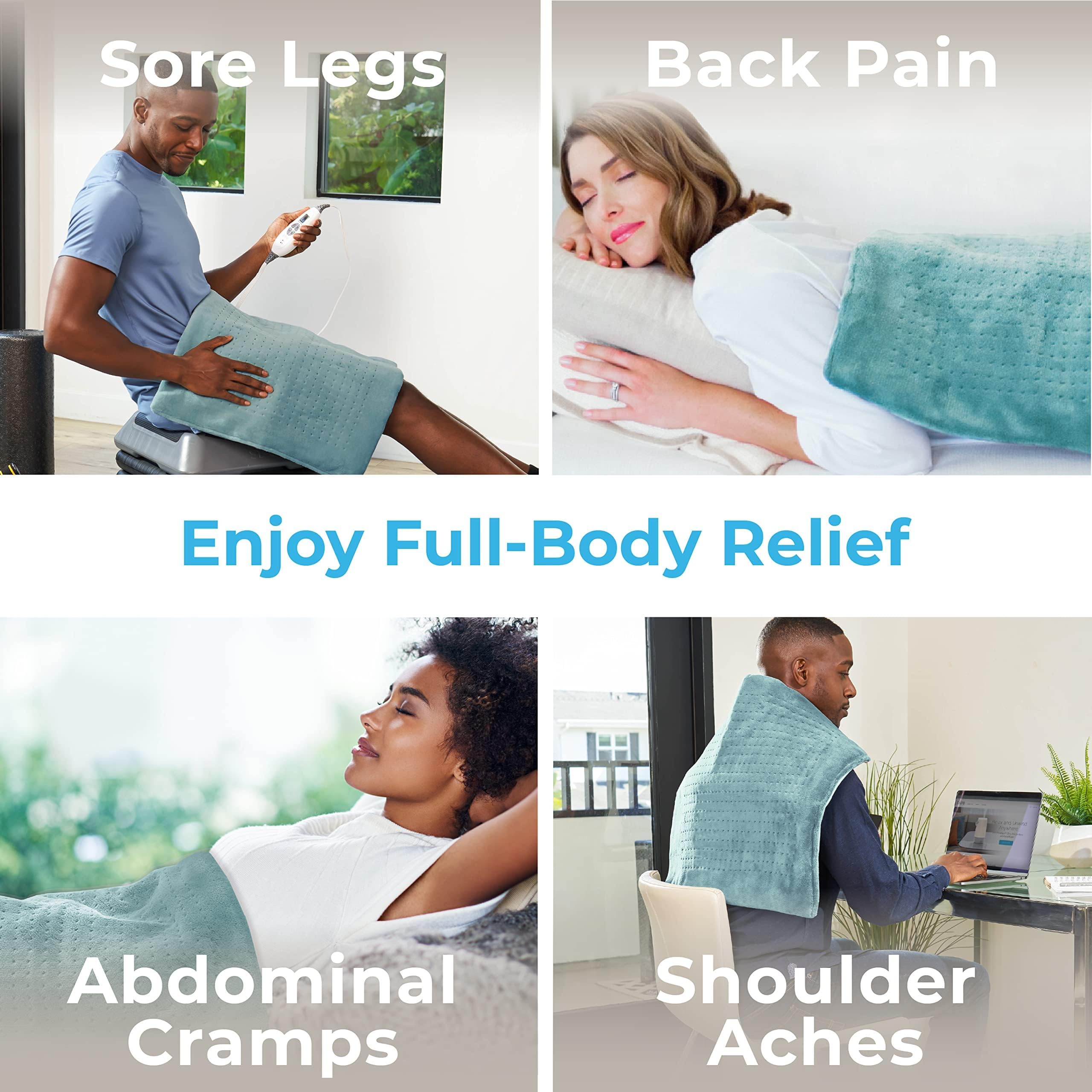 Pure Enrichment PureRelief, calentamiento rápido para alivio de molestias al instante.