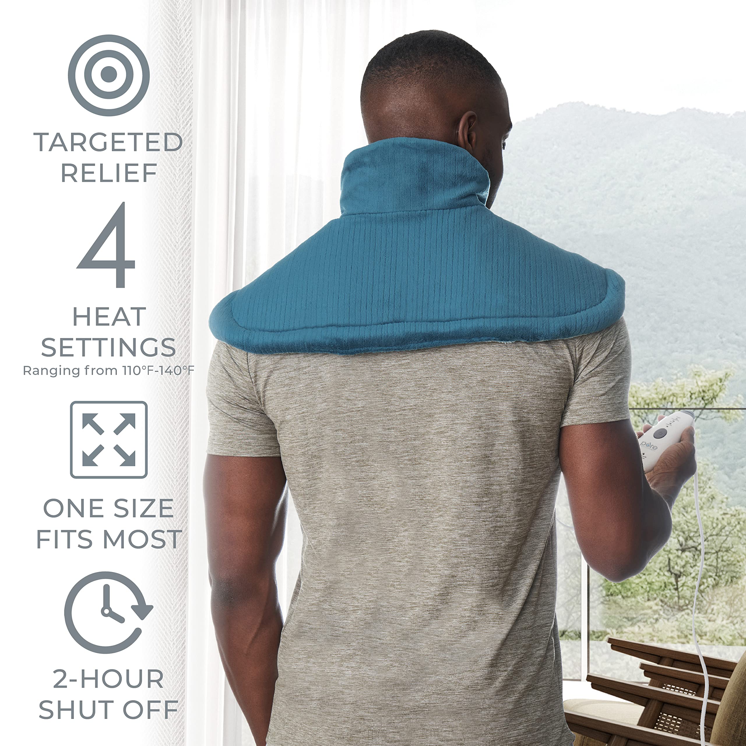 Pure Enrichment PureRelief control pantalla-led, ajuste sencillo de la temperatura