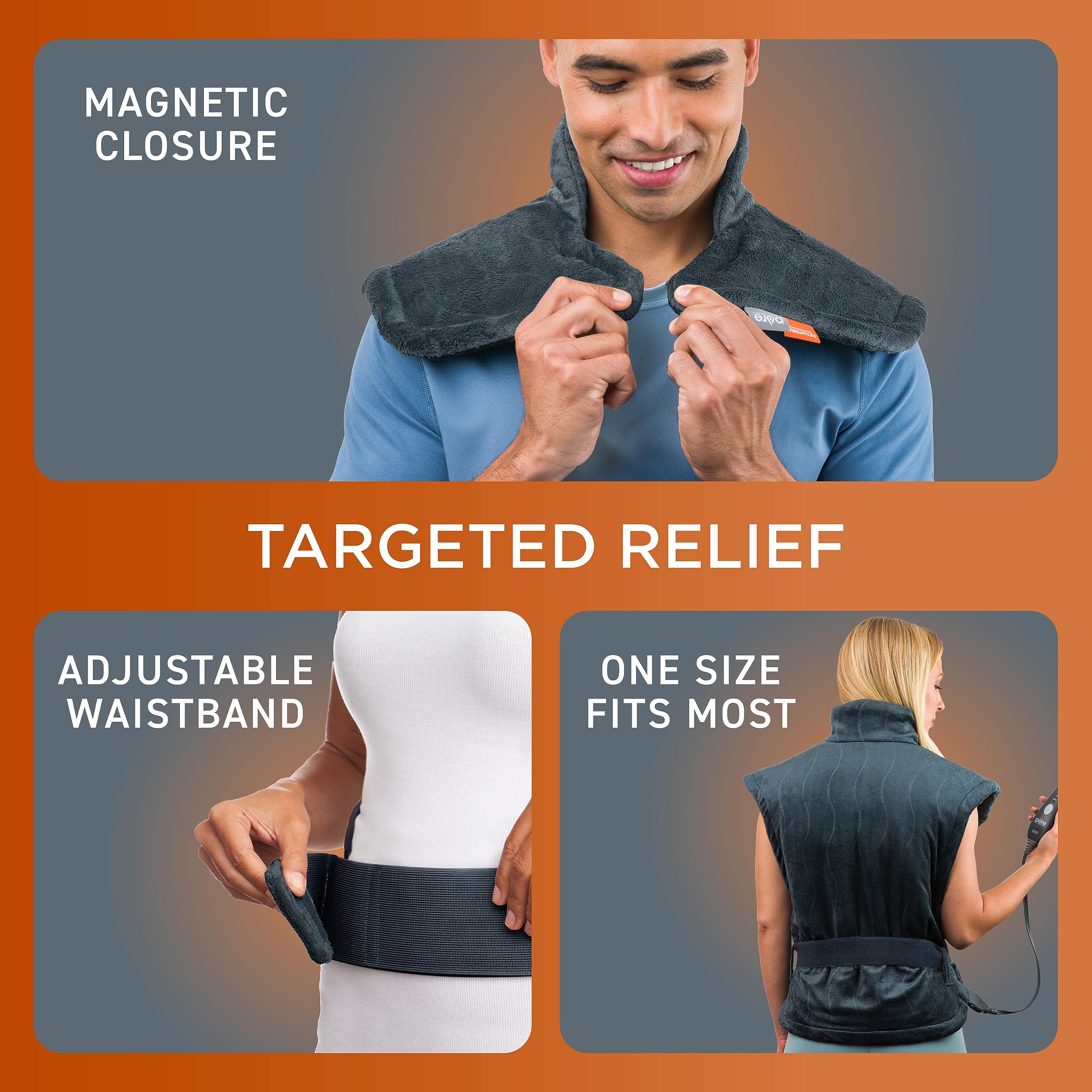 Pure Enrichment PureRelief Pro funda micromink de diseño ondulado para mayor confort.