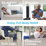 Pure Enrichment PureRelief XL controlador LCD para ajustar seis temperaturas.