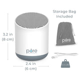 Pure Enrichment Wave Mini: temporizador de 10/30/60 minutos para uso flexible.
