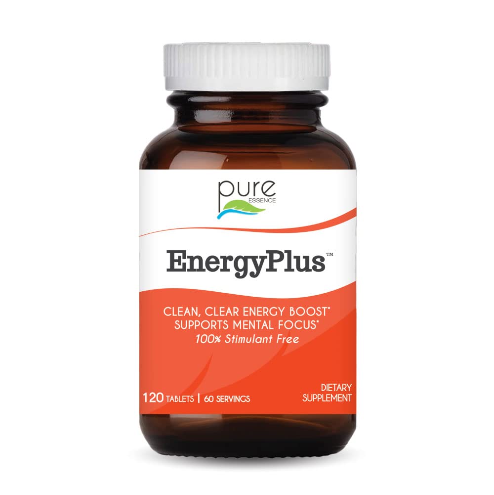 EnergyPlus de Pure Essence Labs: botella de tabletas para energía suave sin cafeína.
