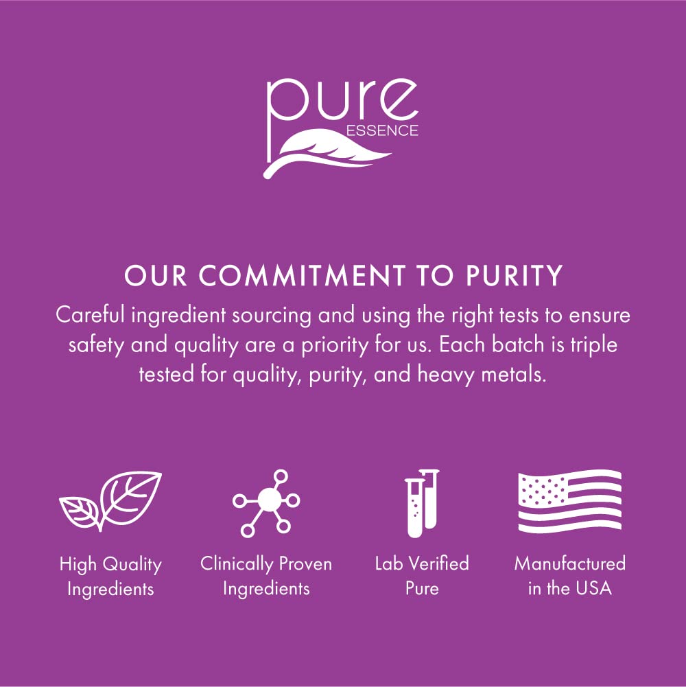 Pure Essence Labs AllerFree: mano sosteniendo cápsulas para dosificación diaria.