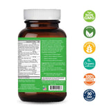 LifeEssence de Pure Essence Labs, etiqueta clara y beneficios de ingredientes vegetales.