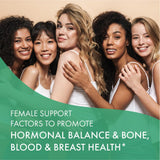 Pure Essence Labs One N Only combinación de hierbas y enzimas para bienestar femenino.