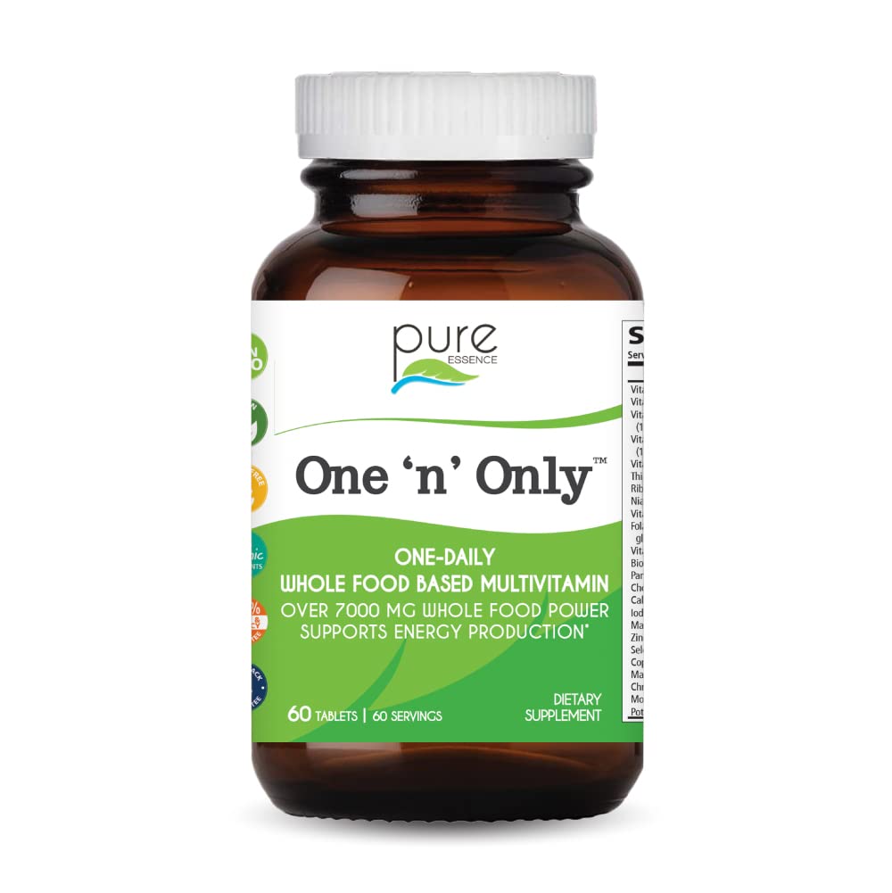 PURE ESSENCE LABS One n Only, tabletas frente, energía sostenida para el día.