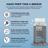 Pure for Men: semillas de chía para fibra y omega-3 en cada porción.