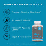 Pure for Men Stay Ready Fiber: cápsulas veganas con fibra soluble e insoluble.